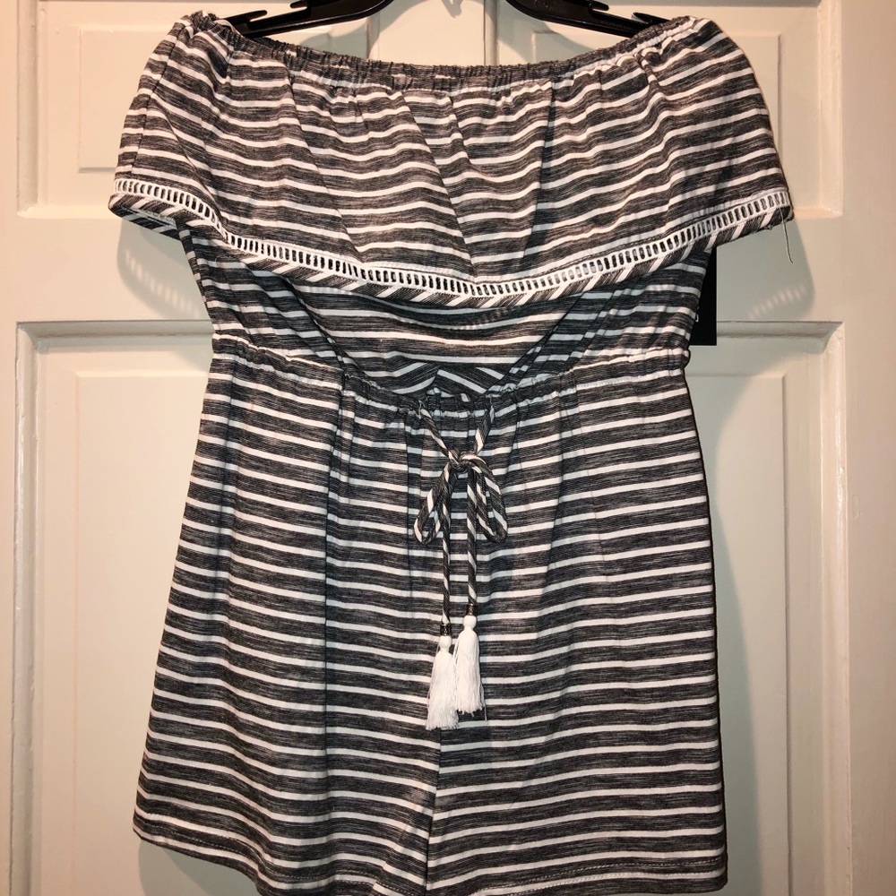 Off the Shoulder Romper